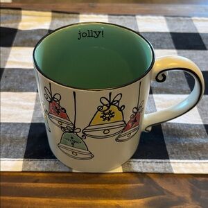 Spectrum Designz Christmas Coffee Mug 20 Oz Tea Cocoa Christmas Bells “JOLLY!”